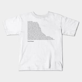 Martin Heidegger Quotes Kids T-Shirt